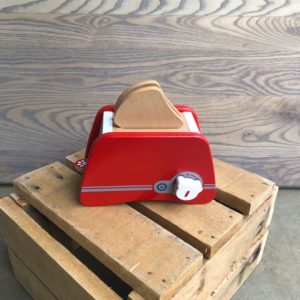 Wooden Red Toaster