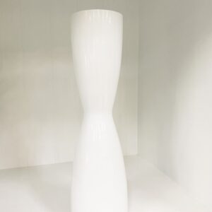 Tall White Art Vase